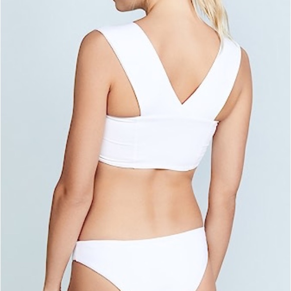 NWT L*Space Parker Top Camacho Bottom White Bikini 2pc Set | Revolve Bikini - Picture 10 of 12